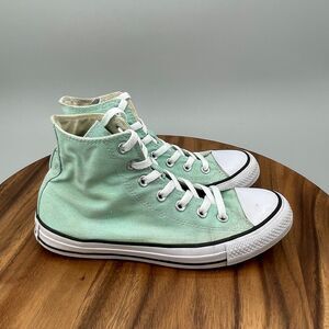 Converse Chuck Taylor All Star Hi Shoes Womens Size 8 Mint Green Skate Casual